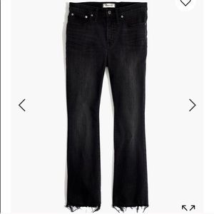 Madewell Gray Cali Demi Boot with Rip Under Butt